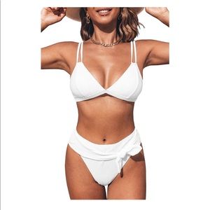 NWT Cupshe white bikini